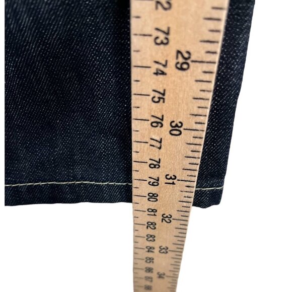 Guess Y2K low rise Daredevil flare jeans dark sz 28 - Picture 5 of 10